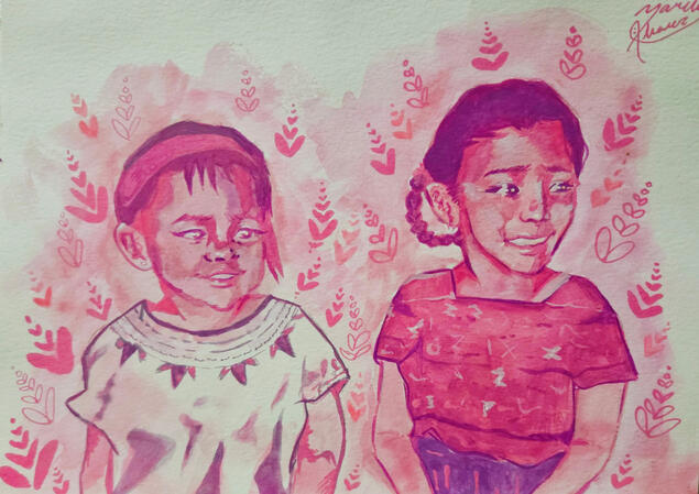 7x10; Gouache